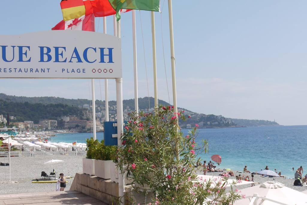 Mediterranee - Un Trois Pieces A Deux Pas De La Plage นีซ ภายนอก รูปภาพ